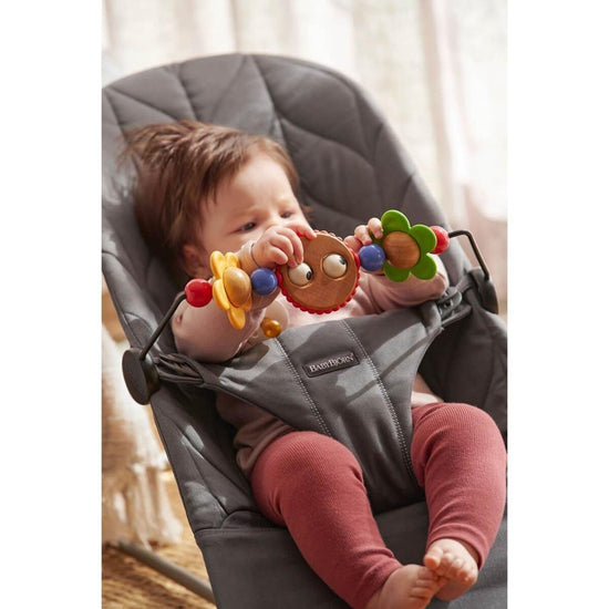 BabyBjörn Bliss Ana Kucağı Petal Cotton Oyuncaklı / Anthracite - Baby Baby Bebek Mağazaları