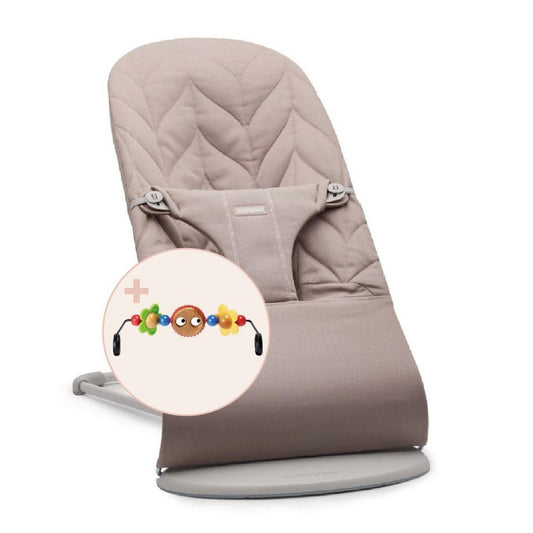 BabyBjörn Bliss Ana Kucağı Petal Cotton Oyuncaklı / Sand Grey - Baby Baby Bebek Mağazaları