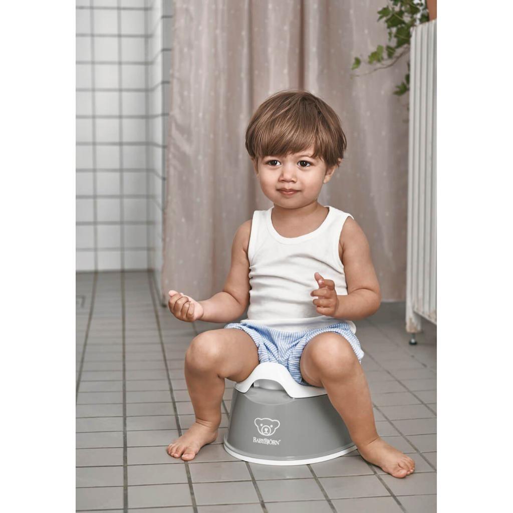 BabyBjörn Eğitici Oturak Smart Potty / Powder Grey - Baby Baby Bebek Mağazaları