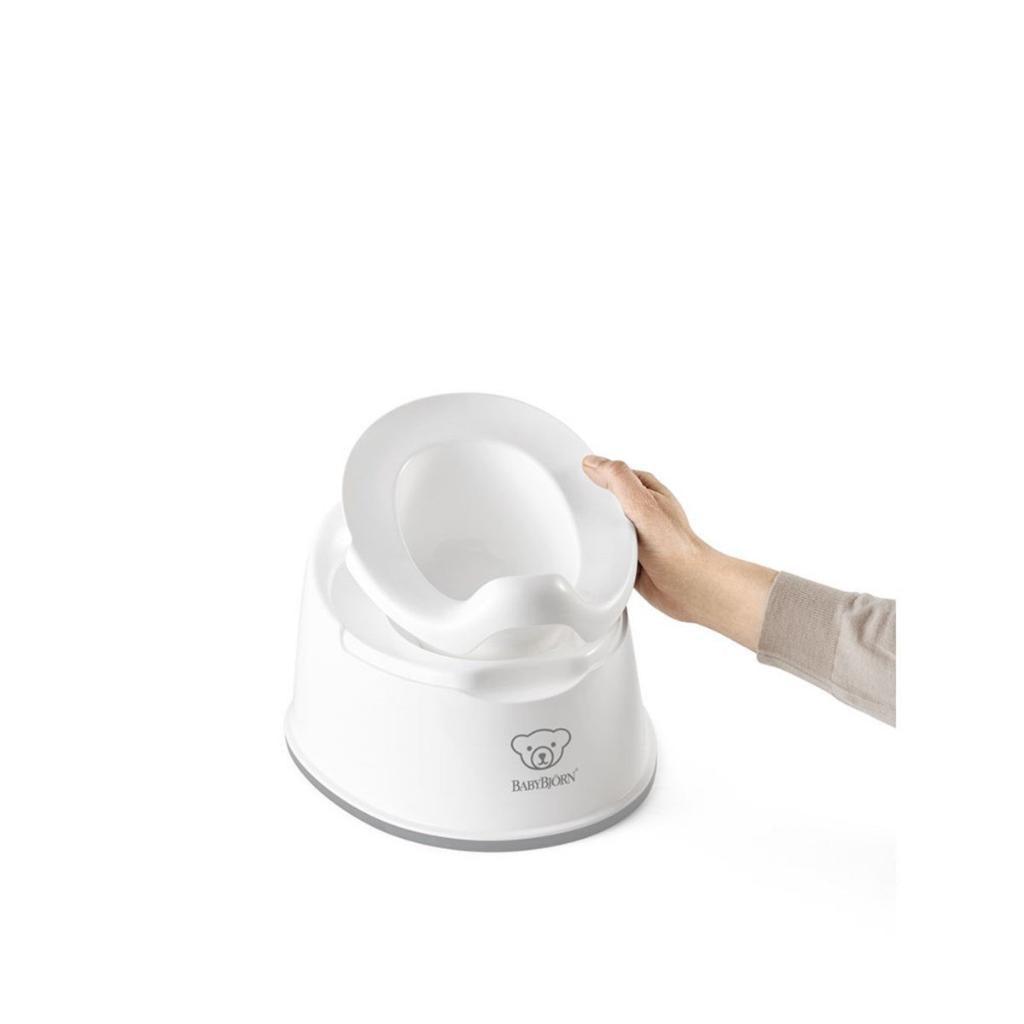 BabyBjörn Eğitici Oturak Smart Potty / White Grey - Baby Baby Bebek Mağazaları