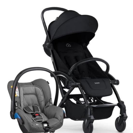 Connect 3 Bebek Arabası Black-Black Travel Set Citi-2 Grey - Baby Baby Bebek Mağazaları