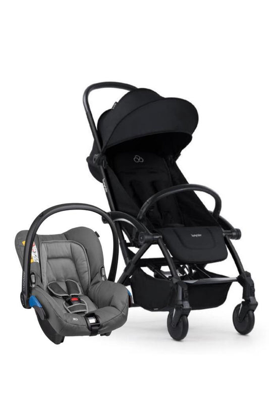 Connect 3 Bebek Arabası Black-Black Travel Set Citi-2 Grey - Baby Baby Bebek Mağazaları