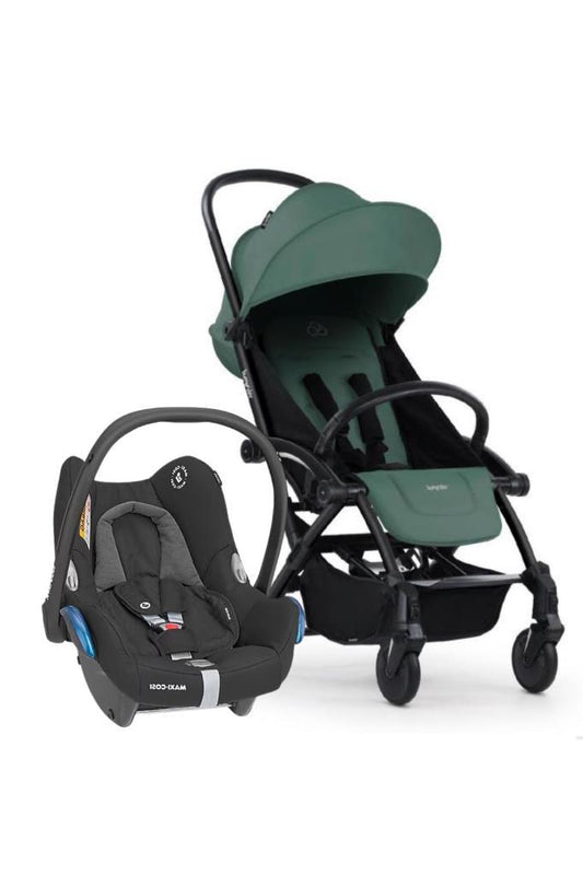 Connect 3 Bebek Arabası Black-Olive Travel Set Cabriofix Black - Baby Baby Bebek Mağazaları