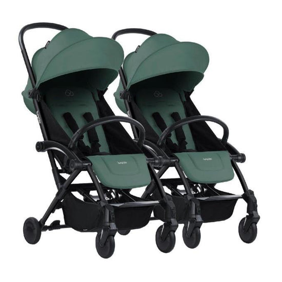 Connect³ İkiz Bebek Arabası / Black - Olive - Baby Baby Bebek Mağazaları