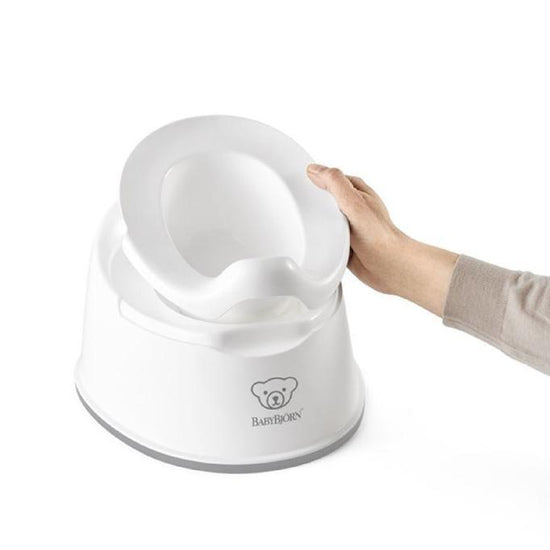 Eğitici Oturak Smart Potty / Black White - Baby Baby Bebek Mağazaları