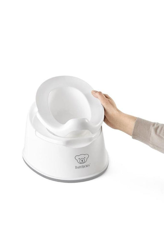 Eğitici Oturak Smart Potty / Black White - Baby Baby Bebek Mağazaları