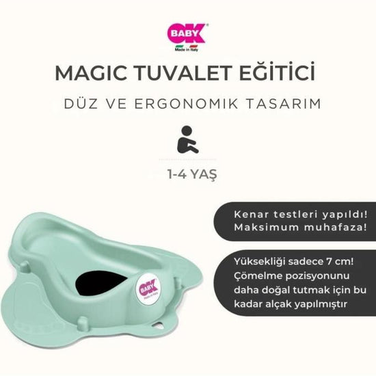 Magic Tuvalet Eğitici / Gri - Baby Baby Bebek Mağazaları