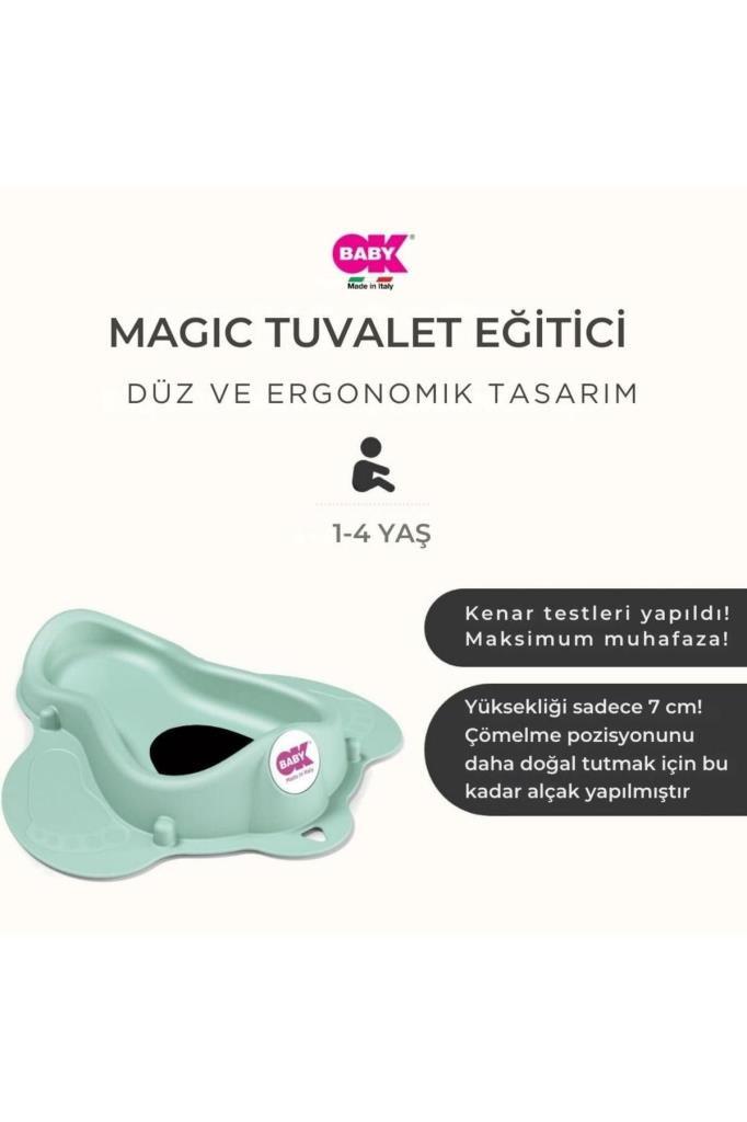 Magic Tuvalet Eğitici / Gri - Baby Baby Bebek Mağazaları