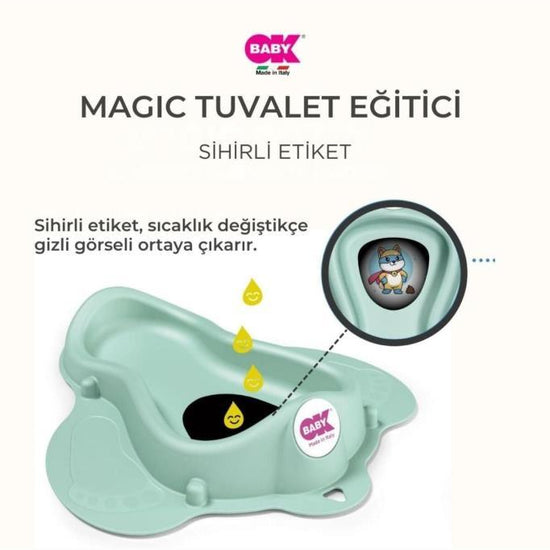 Magic Tuvalet Eğitici / Gri - Baby Baby Bebek Mağazaları