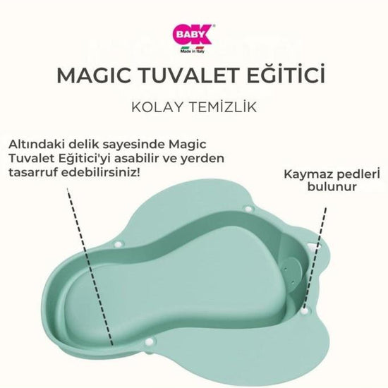 Magic Tuvalet Eğitici / Gri - Baby Baby Bebek Mağazaları