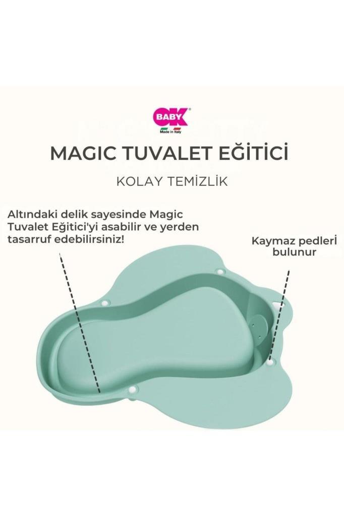 Magic Tuvalet Eğitici / Gri - Baby Baby Bebek Mağazaları