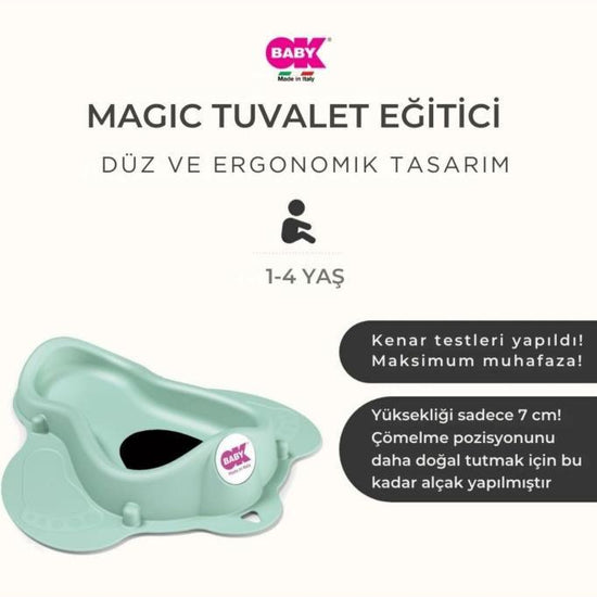 Magic Tuvalet Eğitici / Kırık Beyaz - Baby Baby Bebek Mağazaları