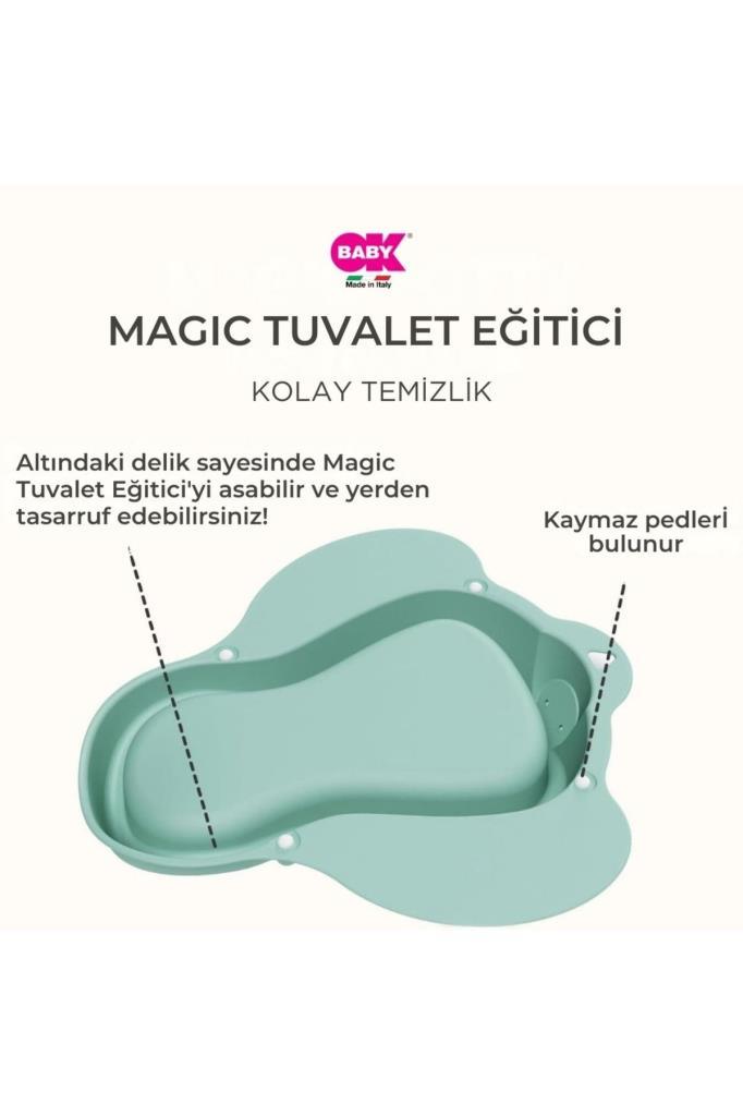 Magic Tuvalet Eğitici / Kırık Beyaz - Baby Baby Bebek Mağazaları