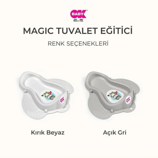 Magic Tuvalet Eğitici / Kırık Beyaz - Baby Baby Bebek Mağazaları