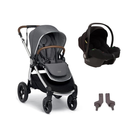 Mamas & Papas Mamas Papas Ocarro Cosmo Travel Sistem Bebek Arabası Shadow Grey - Black - Baby Baby Bebek Mağazaları