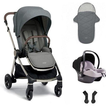 Mamas & Papas Mamas Papas Strada Cosmo Travel Sistem Bebek Arabası Grey Melange - Baby Baby Bebek Mağazaları