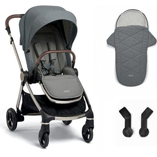 Mamas & Papas Mamas Papas Strada Cosmo Travel Sistem Bebek Arabası Grey Melange - Baby Baby Bebek Mağazaları