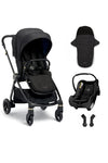 Mamas & Papas Strada Black Diamond TRN Siyah Travel Sistem Bebek Arabası - Baby Baby Bebek Mağazaları