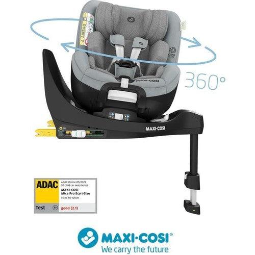 Maxi-Cosi Maxi Cosi Mica Pro Eco I-Size İsofix'li 360 Dönebilir Yatabilir 0-18 Kg Bebek Oto Koltuğu Authentic Grey - Baby Baby Bebek Mağazaları