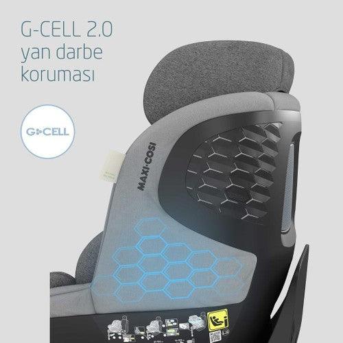 Maxi-Cosi Maxi Cosi Mica Pro Eco I-Size İsofix'li 360 Dönebilir Yatabilir 0-18 Kg Bebek Oto Koltuğu Authentic Grey - Baby Baby Bebek Mağazaları