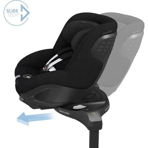 Maxi-Cosi Mica 360 Pro I-Size SlideTech Kızaklı İsofix'li Dönebilir Yatabilir 0-18 Kg Bebek Oto Koltuğu Authentic Black