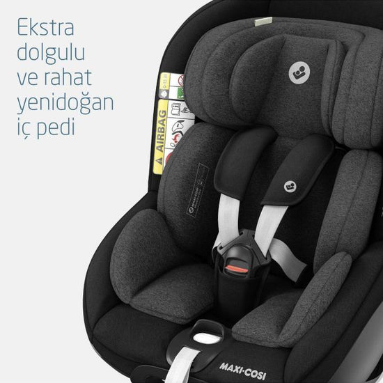 Maxi-Cosi Mica Pro Eco I-Size ADAC'lı İsofix'li 360 Dönebilir Yatabilir 0-18 Kg Bebek Oto Koltuğu Authentic Black - Baby Baby Bebek Mağazaları