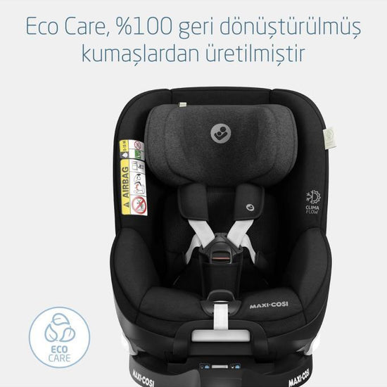 Maxi-Cosi Mica Pro Eco I-Size ADAC'lı İsofix'li 360 Dönebilir Yatabilir 0-18 Kg Bebek Oto Koltuğu Authentic Black - Baby Baby Bebek Mağazaları