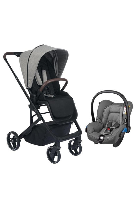 Neo 2 Greyson Concrete Grey Travel Sistem Bebek Arabası - Baby Baby Bebek Mağazaları