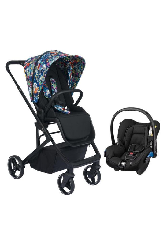 Neo 2 Multicolor Black Raven Travel Sistem Bebek Arabası - Baby Baby Bebek Mağazaları