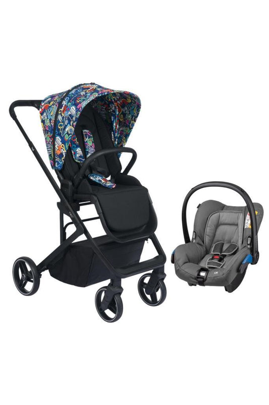 Neo 2 Multicolor Concrete Grey Travel Sistem Bebek Arabası - Baby Baby Bebek Mağazaları